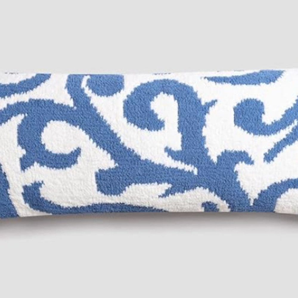 Sunday Citizen Casablanca Lumbar Pillow in Cobalt Blue